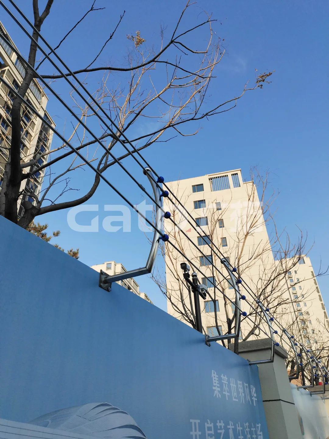 你見過弧形的不銹鋼電子圍欄嗎？(圖9)